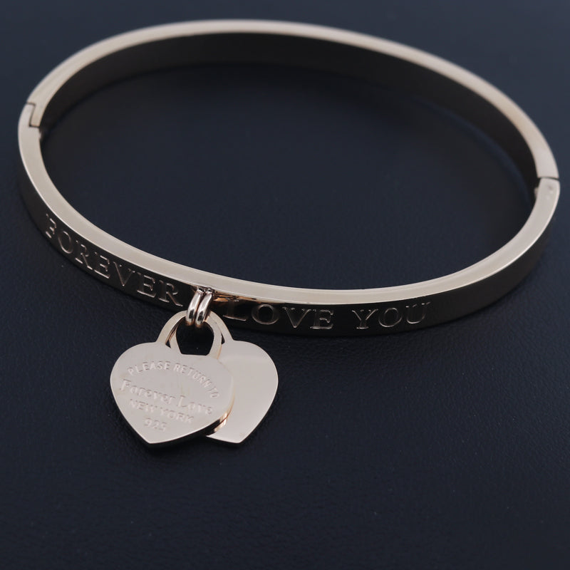 Hot Classic Stainless Steel Heart Bracelets