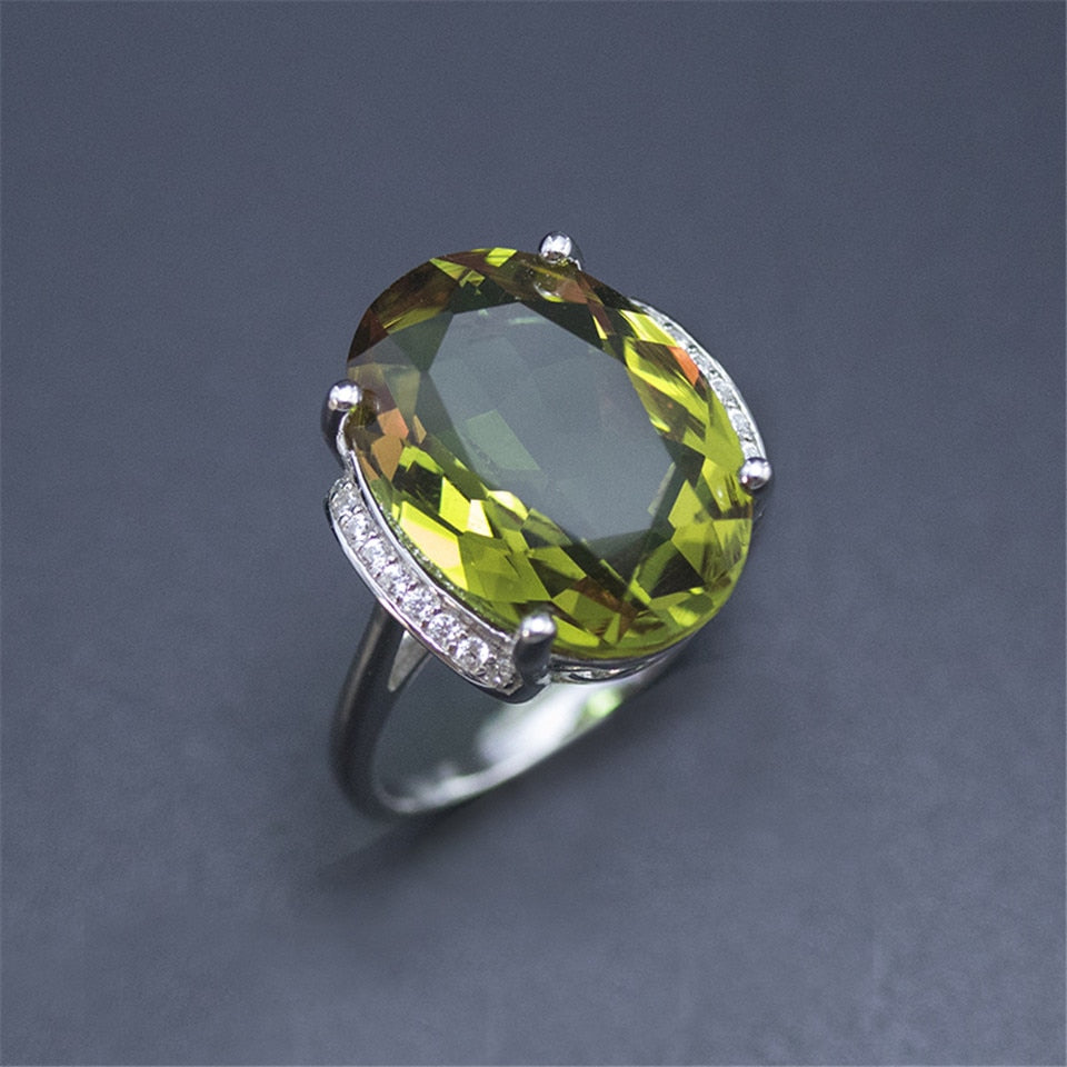 Diaspore Color Changing Zultanite Cocktail gemstone fine rings