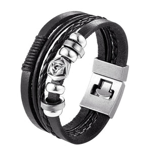 2020 New Fashion Anchor Multi-layer Leather Bracelet