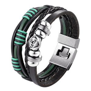 2020 New Fashion Anchor Multi-layer Leather Bracelet