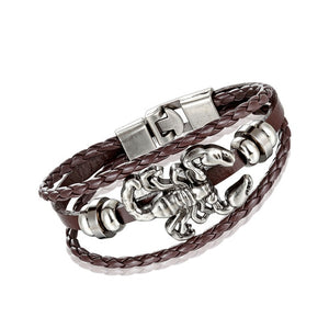 2020 New Fashion Anchor Multi-layer Leather Bracelet