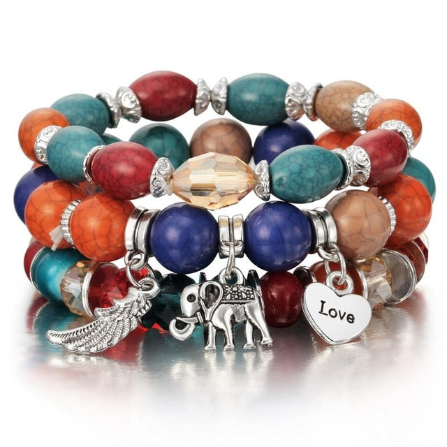 Fashion Boho Beaded Colourful Bracelet