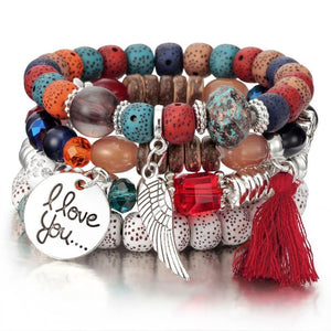 Fashion Boho Beaded Colourful Bracelet