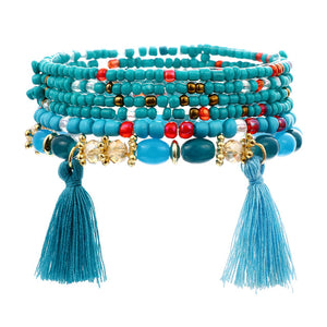 Fashion Boho Beaded Colourful Bracelet