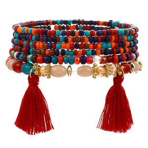 Fashion Boho Beaded Colourful Bracelet