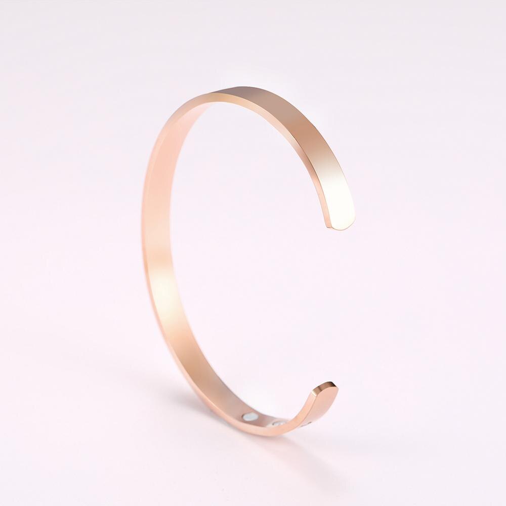 Daughter Love Stainless Steel Bangle Bracelets