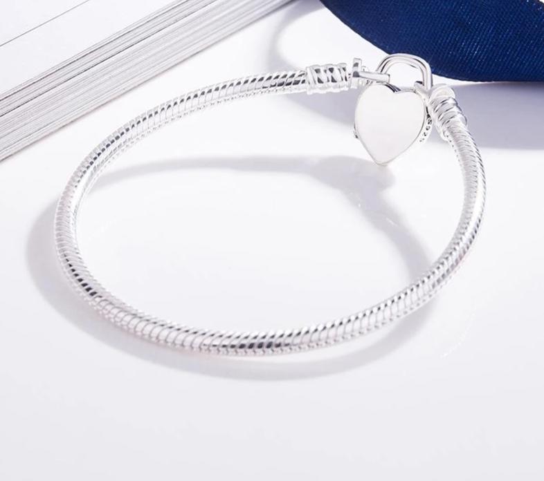 Heart BuckleSilver Bracelet Silver