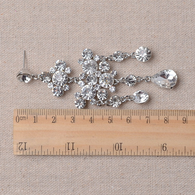 Cluster Rhinestone Beads Jewelry Sets