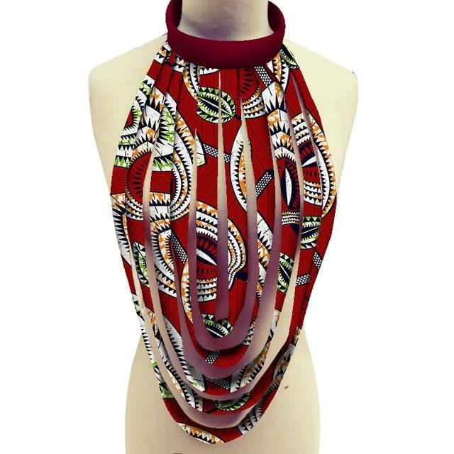 New African Multi-layered Rope Necklace