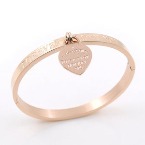 Trendy Lover Cuff Stainless Steel Bracelets