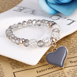 Romantic Vintage Heart Beads Bracelets