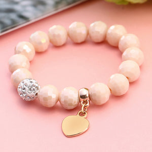 Romantic Vintage Heart Beads Bracelets