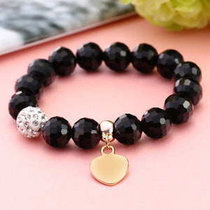 Romantic Vintage Heart Beads Bracelets