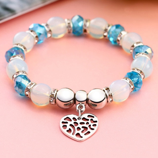 Romantic Vintage Heart Beads Bracelets