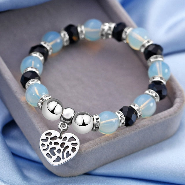 Romantic Vintage Heart Beads Bracelets