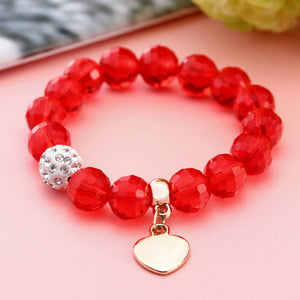 Romantic Vintage Heart Beads Bracelets